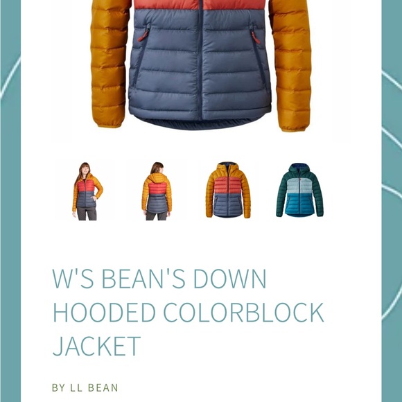 L.L.Bean Women’s down puffer jacket size XL - Picture 8 of 8